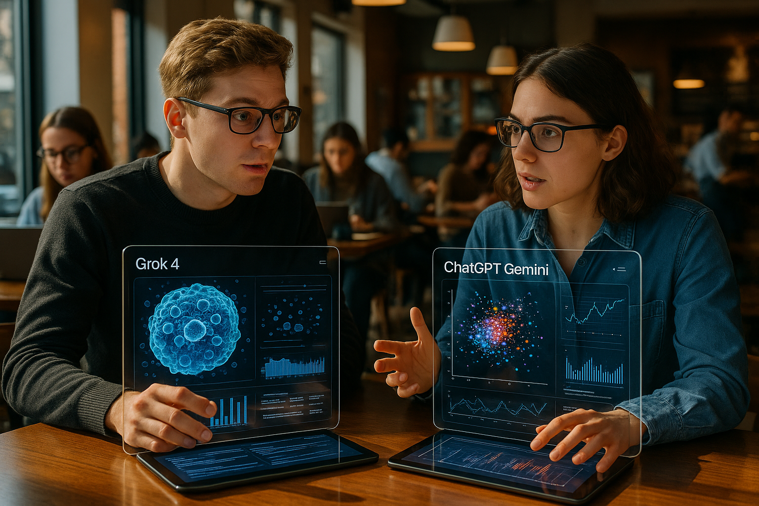 Capacidades de Razonamiento Científico IA en Grok 4 vs ChatGPT Gemini