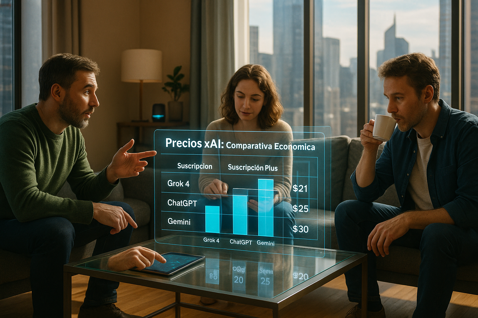 Precios xAI: Comparativa Económica entre Grok 4, ChatGPT y Gemini